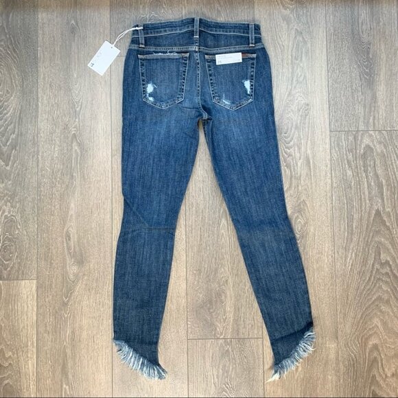 Joe’s Jeans Skinny Jeans Icon Aydin Distressed asymmetrical hem denim mid rise - Picture 12 of 16